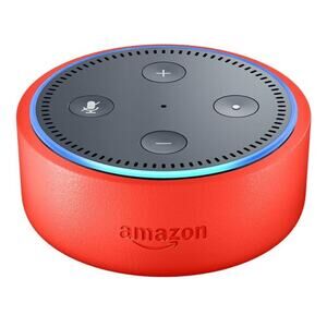 Echo Dot Kids Edition an Echo designed for kids punch red case